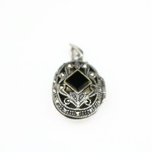 Sterling Silver Pendant - Marcasite Pendant